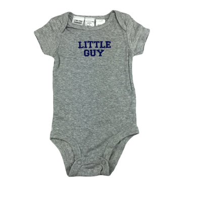 Carter's grey soft cotton romper / bodysuit, size 000, Pre-loved