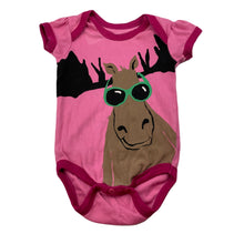 Load image into Gallery viewer, Girls Little Blue House, pink cotton bodysuit / romper, GUC, size 00,  