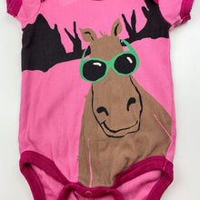 Load image into Gallery viewer, Girls Little Blue House, pink cotton bodysuit / romper, GUC, size 00,  