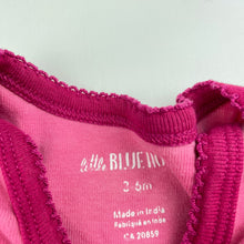 Load image into Gallery viewer, Girls Little Blue House, pink cotton bodysuit / romper, GUC, size 00,  
