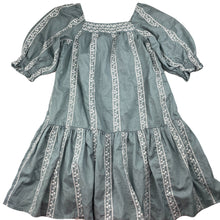 Load image into Gallery viewer, Girls Target, cotton lined embroidered dress, EUC, size 6, L: 70cm