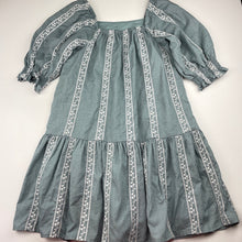 Load image into Gallery viewer, Girls Target, cotton lined embroidered dress, EUC, size 6, L: 70cm