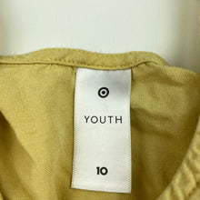 Load image into Gallery viewer, Girls Target, yellow viscose / linen playsuit, EUC, size 10,  