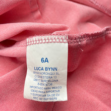 Load image into Gallery viewer, Girls LUCA BYNN, stretchy casual summer dress, EUC, size 6, L: 56cm