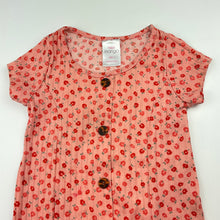 Load image into Gallery viewer, Girls Mango, ribbed lightweight floral dress, FUC, size 2, L: 45cm