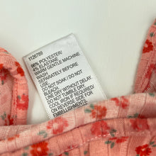 Load image into Gallery viewer, Girls Mango, ribbed lightweight floral dress, FUC, size 2, L: 45cm