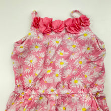 Load image into Gallery viewer, Girls Sista, pink floral jumpsuit / romper, GUC, size 1,  