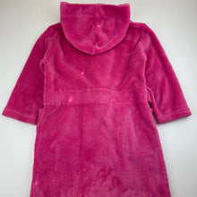 Load image into Gallery viewer, Girls Lily &amp; Dan, soft fleece dressing gown / bath robe, L: 70cm, GUC, size 6,  