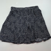 Load image into Gallery viewer, Girls Anko, navy lightweight skirt, elasticated, L: 37cm, GUC, size 10,  