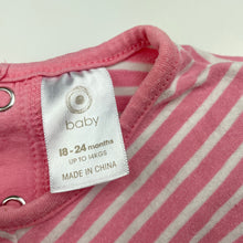 Load image into Gallery viewer, Girls Target, striped stretchy top, marks on front, FUC, size 2,  