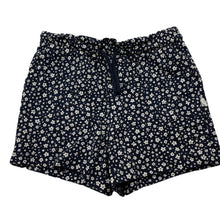 Load image into Gallery viewer, Girls Target, navy floral cotton shorts, elasticated, EUC, size 7,  