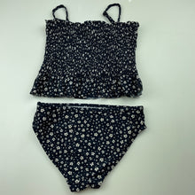 Load image into Gallery viewer, Girls Target, navy floral swim top &amp; bottoms, FUC, size 6,  