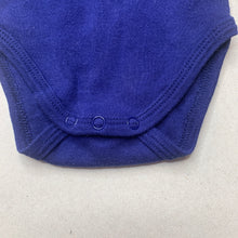 Load image into Gallery viewer, unisex Baby Berry, blue cotton bodysuit / romper, GUC, size 0000,  