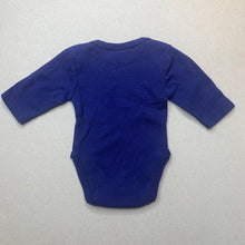 Load image into Gallery viewer, unisex Baby Berry, blue cotton bodysuit / romper, GUC, size 0000,  