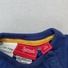 Load image into Gallery viewer, Boys Sprout, cotton bodysuit / romper, digger, EUC, size 000,  