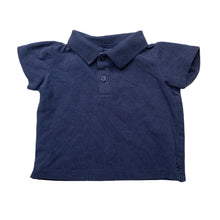 Load image into Gallery viewer, Boys Target, navy polo shirt top, EUC, size 00,  