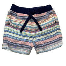 Load image into Gallery viewer, Boys 4 Baby, striped cotton shorts, elasticated, EUC, size 000,  