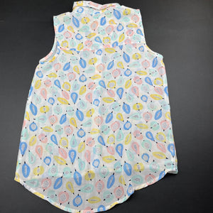 Girls Target, sheer sleeveless blouse / top, GUC, size 9,  