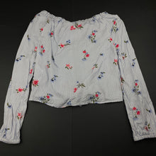 Load image into Gallery viewer, Girls H&amp;M, lightweight long sleeve top, marks left sleeve, FUC, size 12,  