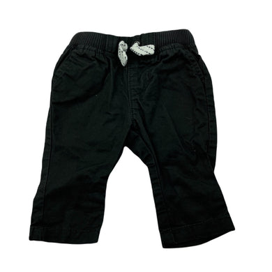 Boys Target, dark grey cotton pants, elasticated, GUC, size 000,  