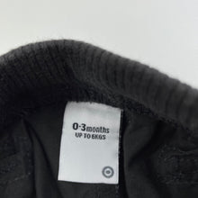 Load image into Gallery viewer, Boys Target, dark grey cotton pants, elasticated, GUC, size 000,  