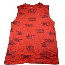 Load image into Gallery viewer, Boys Anko, orange cotton tank top, EUC, size 12,  