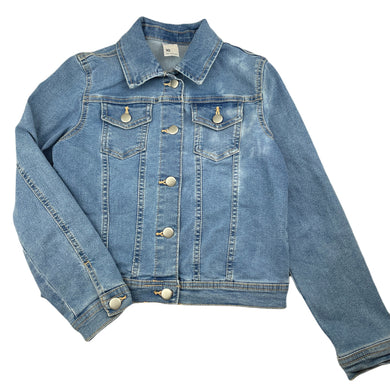 Girls Anko, blue stretch denim jacket, GUC, size 10,  