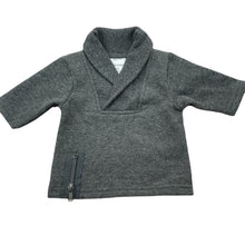 Load image into Gallery viewer, unisex Baby Baby, grey fleece lined sweater / top, EUC, size 0000,  