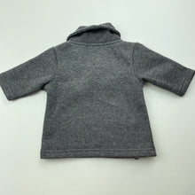 Load image into Gallery viewer, unisex Baby Baby, grey fleece lined sweater / top, EUC, size 0000,  