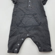 Load image into Gallery viewer, unisex Cotton On, grey cotton romper, EUC, size 000,  
