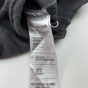 unisex Cotton On, grey cotton romper, EUC, size 000,  