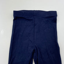 Load image into Gallery viewer, unisex Dymples, navy leggings / bottoms, elasticated, EUC, size 0000,  