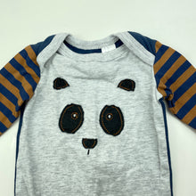 Load image into Gallery viewer, unisex Cotton On, stretchy romper, panda, EUC, size 0000,  