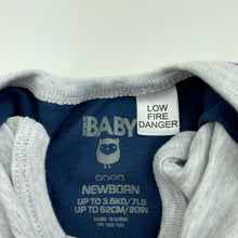 Load image into Gallery viewer, unisex Cotton On, stretchy romper, panda, EUC, size 0000,  