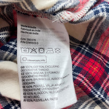 Load image into Gallery viewer, Girls H&amp;M, cotton shirt dress, EUC, size 1, L: 40cm