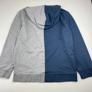 Boys Clothing & Co, blue & grey lightweight hoodie sweater, EUC, size 14,  