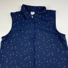 Load image into Gallery viewer, Girls Target, navy sheer blouse / top, GUC, size 10,  