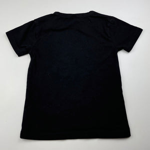 Boys black, Christmas t-shirt / top, GUC, size 3,  