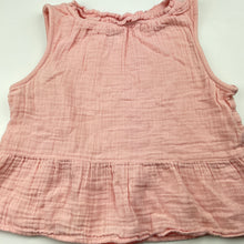 Load image into Gallery viewer, Girls Anko, pink crinkle cotton top, GUC, size 10,  
