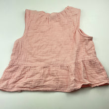 Load image into Gallery viewer, Girls Anko, pink crinkle cotton top, GUC, size 10,  