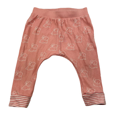 Girls Target, pink cotton bottoms, elasticated, EUC, size 0,  
