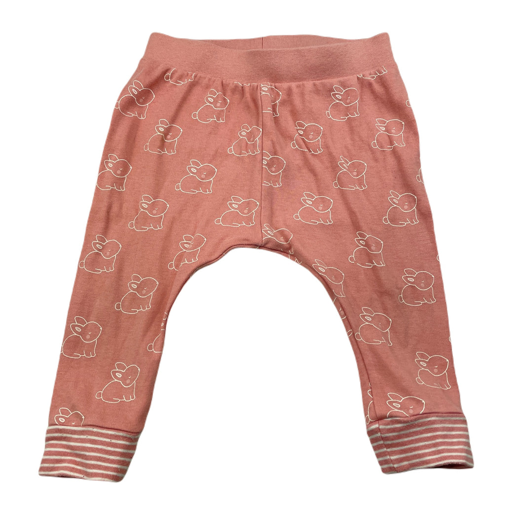 Girls Target, pink cotton bottoms, elasticated, EUC, size 0,  