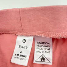 Load image into Gallery viewer, Girls Target, pink cotton bottoms, elasticated, EUC, size 0,  