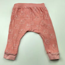 Load image into Gallery viewer, Girls Target, pink cotton bottoms, elasticated, EUC, size 0,  