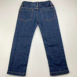 Girls Fun Spirit, stretch denim jeans, adjustable, Inside leg: 36.5cm, GUC, size 3,  