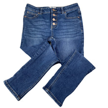 Load image into Gallery viewer, Girls Target, cropped stretch denim jeans, adjustable, Inside leg: 51cm, EUC, size 10,  