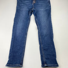 Load image into Gallery viewer, Girls Target, cropped stretch denim jeans, adjustable, Inside leg: 51cm, EUC, size 10,  