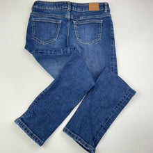 Load image into Gallery viewer, Girls Target, cropped stretch denim jeans, adjustable, Inside leg: 51cm, EUC, size 10,  