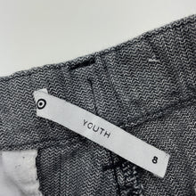 Load image into Gallery viewer, Boys Target, grey stretch cotton shorts, adjustable, GUC, size 8,  