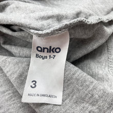 Load image into Gallery viewer, Boys Anko, grey marle singlet / tank top, GUC, size 3,  